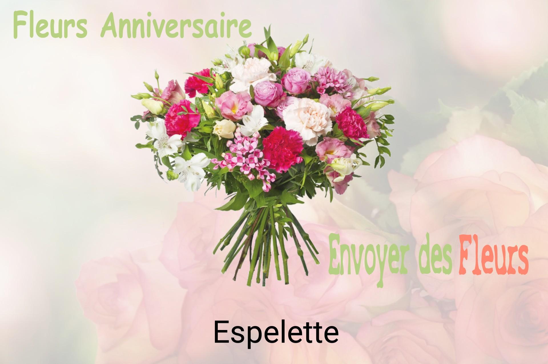 Bouquet de fleurs d’anniversaire livré à Espelette